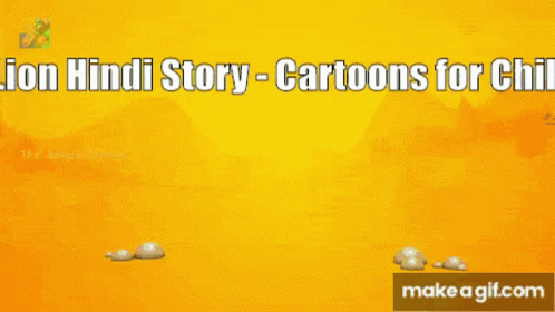 Hindi Stories Elephant And Lion Story GIF - Hindi Stories Elephant And Lion Story GIFs