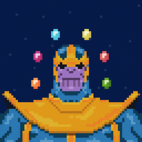 Thanos Smirk GIF - Thanos Smirk Pixels GIFs