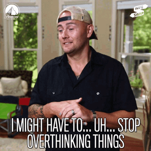 Stop Overthinking Things Stop GIF - Stop Overthinking Things Stop Paramount GIFs