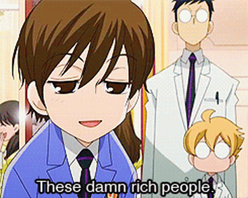 Rich Rich People GIF - Rich Rich People Anime GIFs