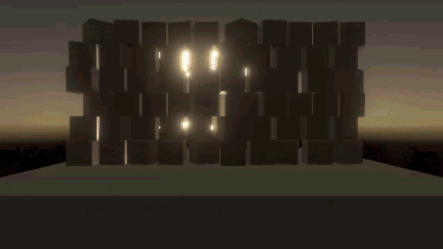 a computer generated image of an explosion with a gear in the foreground