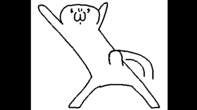 a black and white drawing of a person with a w on their face .