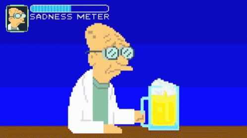Futurama Professor Farnsworth GIF - Futurama Professor Farnsworth Sadness Meter GIFs