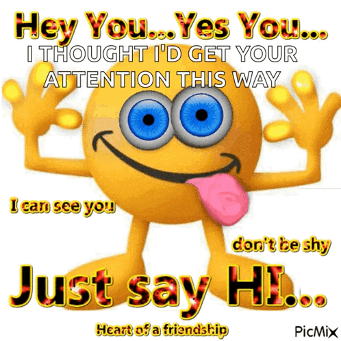 Just Say Hi Heart Of A Friendship GIF - Just Say Hi Heart Of A Friendship Hey You GIFs