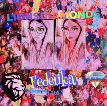 a picture of a woman with glasses and the name federika