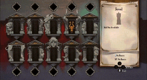 a screenshot of a video game with the word jewel on it
