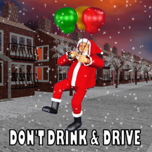 Dont Drink And Drive Boozy Santa GIF - Dont Drink And Drive Boozy Santa Naughty Santa GIFs
