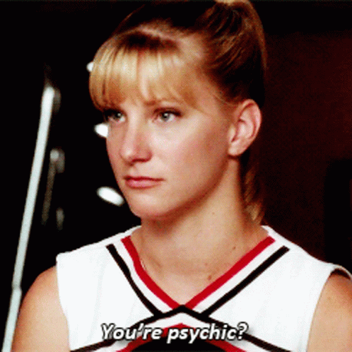 Glee Brittany Pierce GIF - Glee Brittany Pierce Youre Psychic GIFs