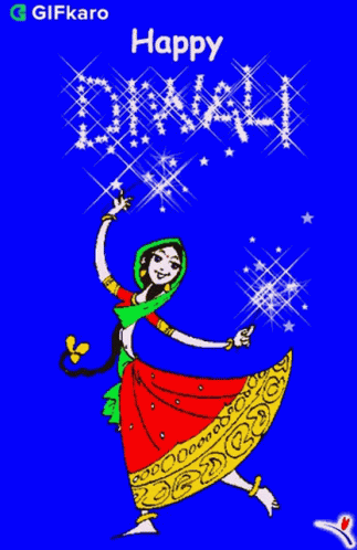 Happy Diwali Gifkaro GIF - Happy Diwali Gifkaro Dancing GIFs