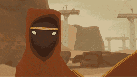 "Journey." Play And Write About The Game At #rgmooc Http://Bit.Ly/Rgmoocourse GIF - Journey Game Video Game GIFs