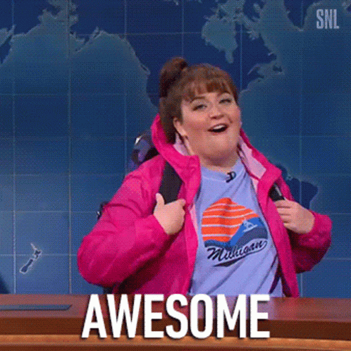 Awesome Aidy Bryant GIF - Awesome Aidy Bryant Carrie Krum GIFs