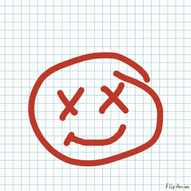 a drawing of a girl with her eyes closed and the name flipanim on the bottom right