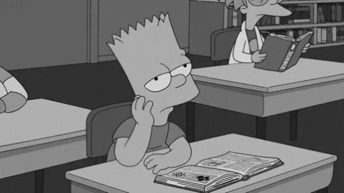 The Simpsons Bart GIF - The Simpsons Bart Tired GIFs