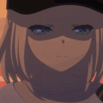 a close up of a girl wearing a hat