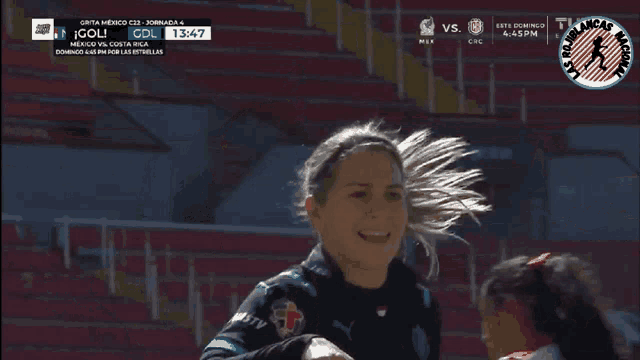 a soccer game is being played between costa mexico and costa rica