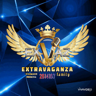 a logo for the extravaganza starmaker indonesia