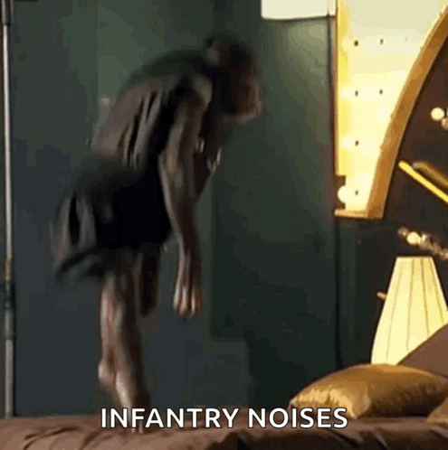 Fall Out Boy Monkey GIF - Fall Out Boy Monkey Jumping On Bed GIFs