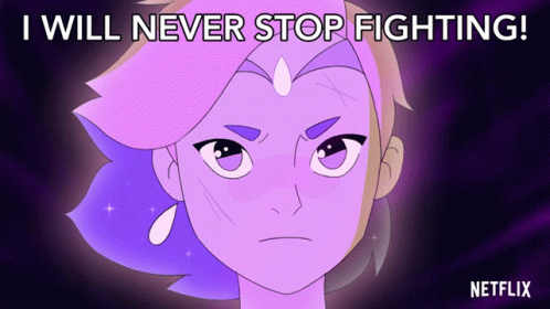 I Will Never Stop Fighting Glimmer GIF - I Will Never Stop Fighting Glimmer Shera And The Princesses Of Power GIFs
