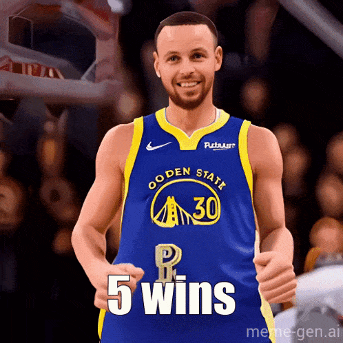 golden state warriors player stephen curry celebrates a win