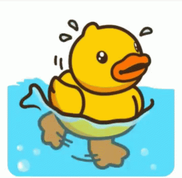 B Duck Swimming GIF - B Duck Swimming Flapping GIFs