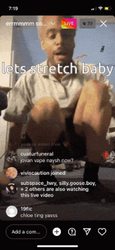 Lets Stretch Jovan Stretch GIF - Lets Stretch Jovan Stretch Stretching GIFs