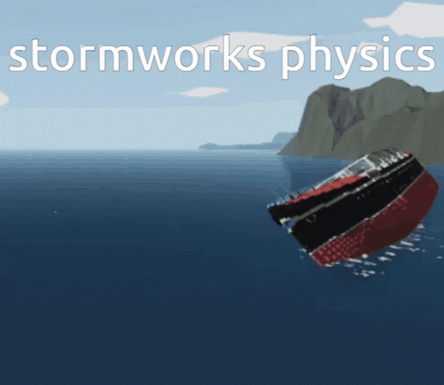 Stormworks Ship GIF - Stormworks Ship Capsize GIFs
