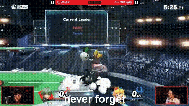 a screenshot of a video game with the words never forget on the bottom