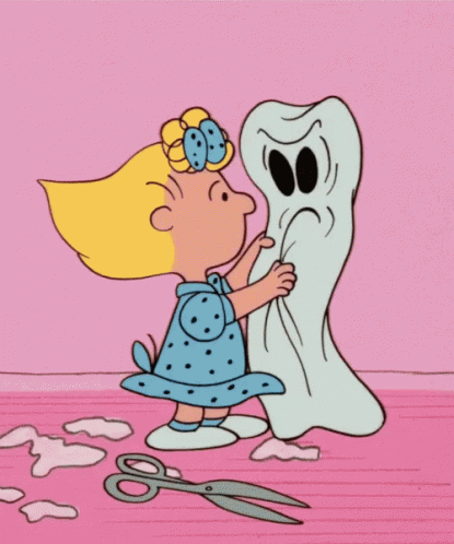 Sally Brown Peanuts GIF - Sally Brown Peanuts Ghost GIFs