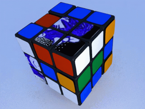 Aubrey Rubix Cube GIF
