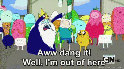 Leaving GIF - Adventure Time Im Leaving Good Bye GIFs