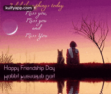 a greeting card for happy friendship day
