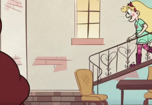 Star Starvs The Forces Of Evil GIF - Star Starvs The Forces Of Evil Stairs GIFs
