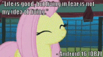 a picture of a pony with a quote from android 16