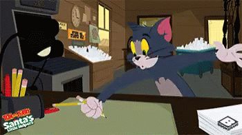 Letters To Santa Tom And Jerry GIF - Letters To Santa Tom And Jerry GIFs