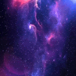 a purple and blue galaxy with lots of stars in it
