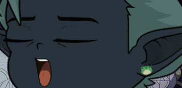 a cartoon drawing of a person with their eyes closed and a yellow light coming out of their chest