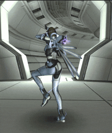 a computer generated image of a woman in a futuristic outfit