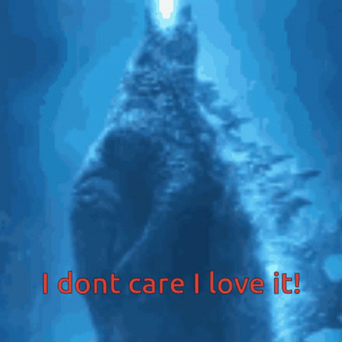 Godzilla King Of The Monsters GIF - Godzilla King Of The Monsters I Dont Care GIFs
