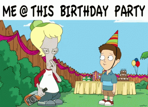 Birthday Party GIF - Americandad Stan GIFs