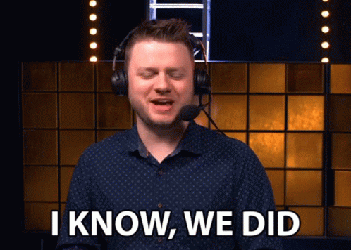 I Know We Did We Did It GIF - I Know We Did We Did It Did Our Best GIFs