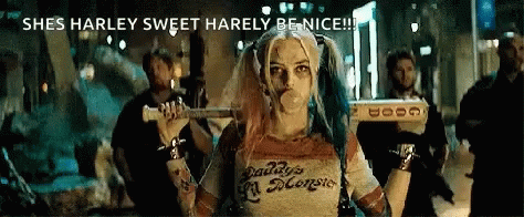 Harley Quinn Suicide Squad GIF - Harley Quinn Suicide Squad Bubblegum GIFs