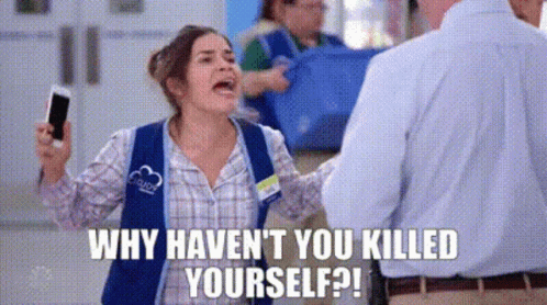 Superstore Amy Sosa GIF - Superstore Amy Sosa Why Havent You Killed Yourself GIFs