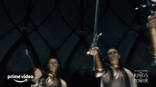 Drawing Out The Sword The Lord Of The Rings The Rings Of Power GIF - Drawing Out The Sword The Lord Of The Rings The Rings Of Power Put Out Your Sword GIFs