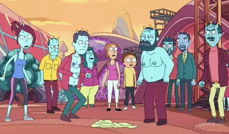 Race War Rick And Morty GIF - Race War Rick And Morty Punch GIFs