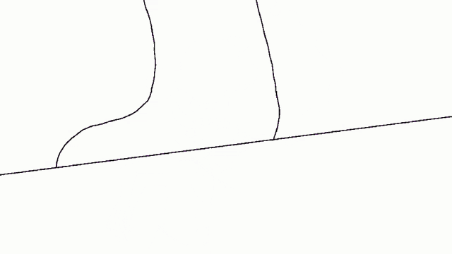 a drawing of a purple and white swirl with a white circle in the middle