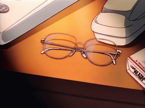 Glasses Anime GIF - Glasses Anime Morning GIFs