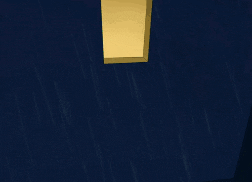 a cartoon of a person falling with a yellow fire coming out of their head