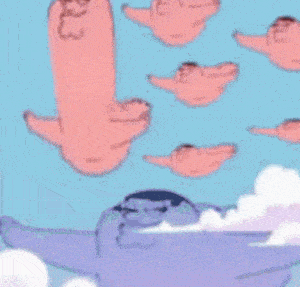 a painting of a bird flying in the sky