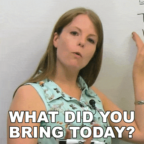 What Did You Bring Today Emma GIF - What Did You Bring Today Emma Engvid GIFs
