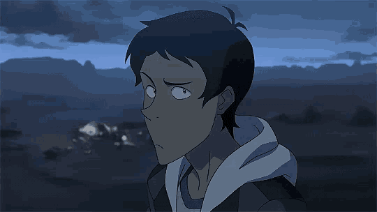 a cartoon character with a surprised look on his face is standing in a field